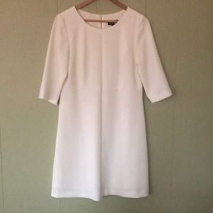 TAHARI Arthur S. Levine White Sheath Dress